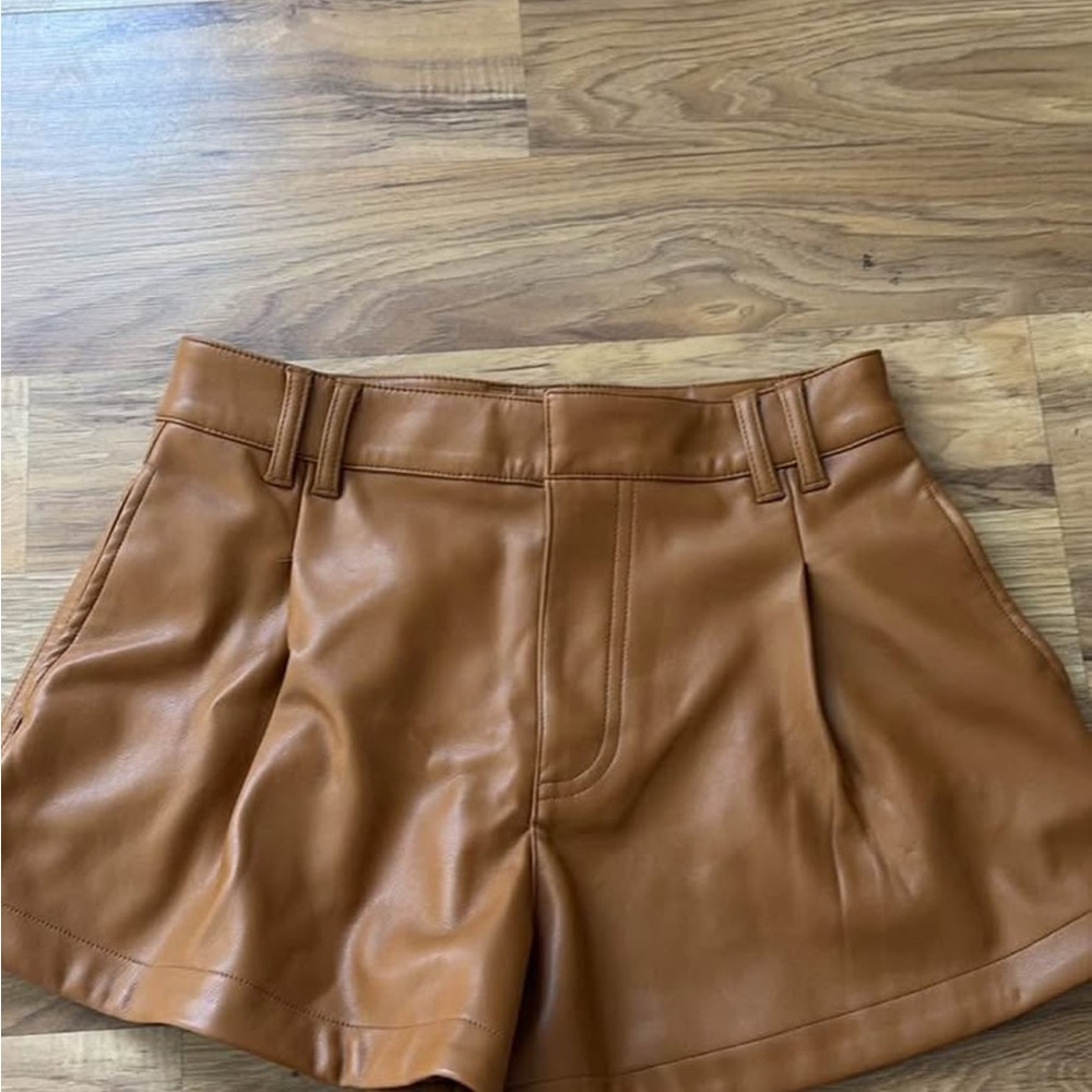 Free People Brown High Waist Shorts
